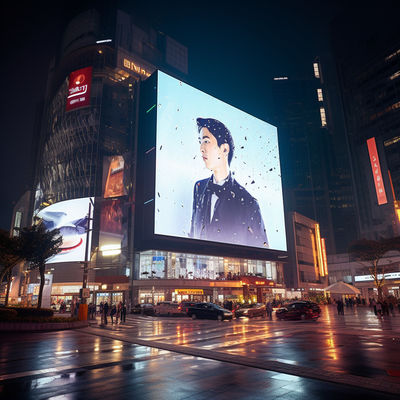 맞춤형 방수 야외 LED 광고 화면 P3.91 높은 대비 비율