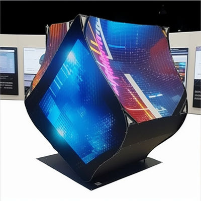 유연한 투명한 LED 벽 디스플레이 5500nit-8500nit 소매 LED 화면