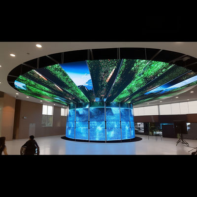 실내 투명 유연 LED 화면 5500nit - 8500nit 밝기