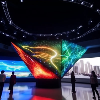 P4 곡선 LED 화면 높은 밝기 4mm LED 디스플레이 픽셀 피치
