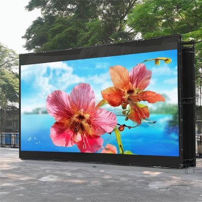 매끄럽고 가벼운 디자인으로 고정된 P 3.91 LED 렌터 디스플레이