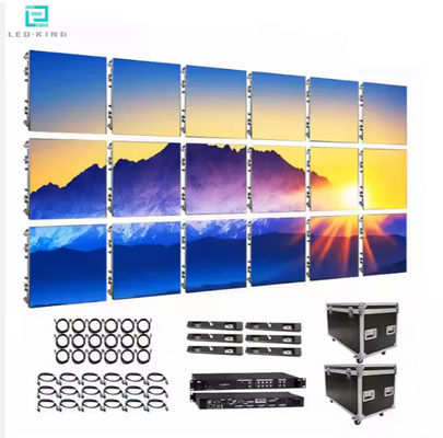 풀 컬러 실내 LED 디지털 사이니지 디스플레이, 임대 벽 LED 화면