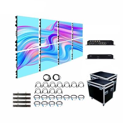 Outdoor Rental P4.81 LED Screen with Wide Viewing Angles and Fast Setup for Stage Backgrounds, Easy Transport with Flight Cases