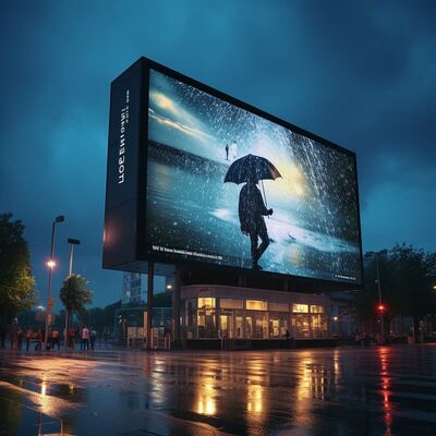 500x500mm 캐비닛 크기 IP65 방수 외부 LED 디스플레이 화면 3840-7680Hz 갱신 속도 임대용 LED 비디오 벽