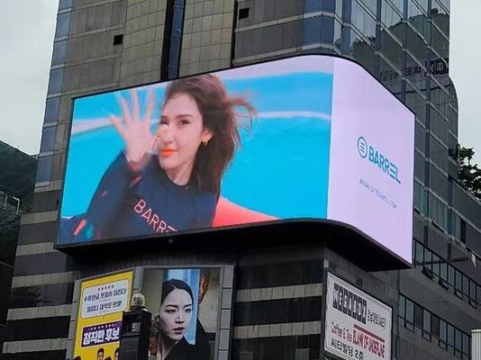 P6 픽셀 피치 옥외 LED 디스플레이 스크린 (IP65 방수 및 4500-5500 cd/m² 밝기, 광고용)