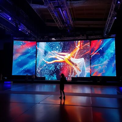 융통성 IP65 방수 LED 디스플레이 화면, 3840Hz 갱신 속도 및 100000 시간 수명