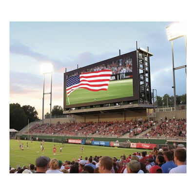 높은 밝기 4000-5500cd/m2 야외 LED 디스플레이 스크린 960X960MM 캐비닛 크기와 IP65 방수 등급