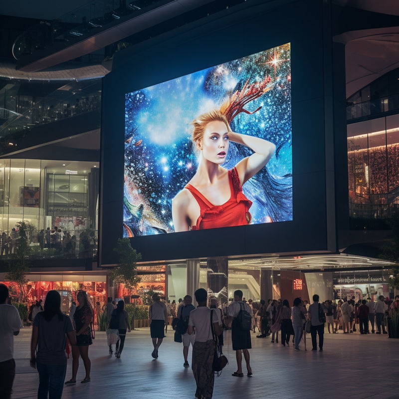 ODM 야외 LED 광고 화면 날씨 방지 P3 쇼핑몰 LED 디스플레이