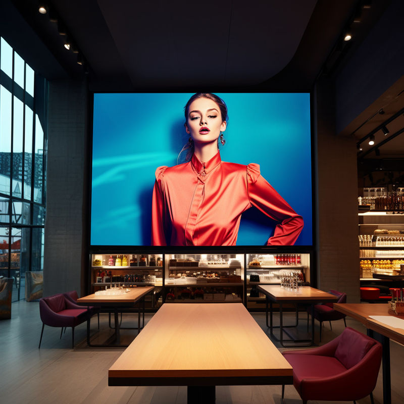 320*160mm 실내 LED 디스플레이, 1/64S 스캔 속도 및 다이 캐스팅 알루미늄 캐비닛