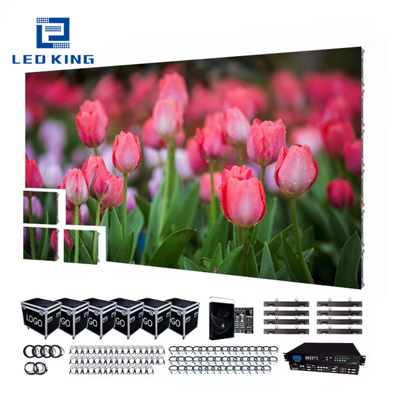2.5mm 픽셀 피치와 600-800 니트 밝기로 실내 풀 컬러 LED 디스플레이 화면