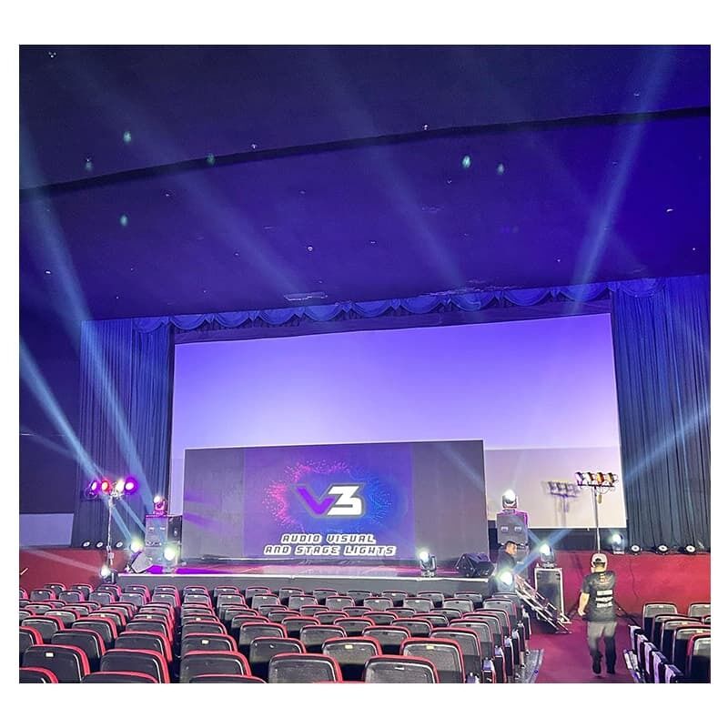 Indoor P2.9 Stage LED Display Screen High-Refresh 3840Hz Rental LED Screens with Seamless Panel Splicing and Rapid Fast-Lock Design