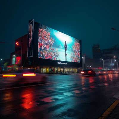 매끄럽고 가벼운 디자인으로 고정된 P 3.91 LED 렌터 디스플레이