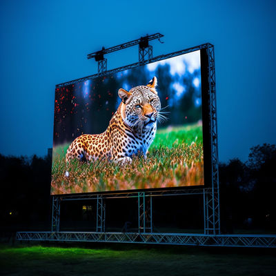 야외 P3 / P3.91 LED 비디오 벽 임대 디스플레이