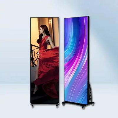 실내 P1.667 LED 디스플레이 모바일 바닥 광고 기계 6000nits IP43 320x160 mm